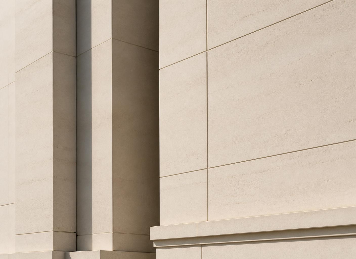 [IMAGE] Pale institutional facade detail